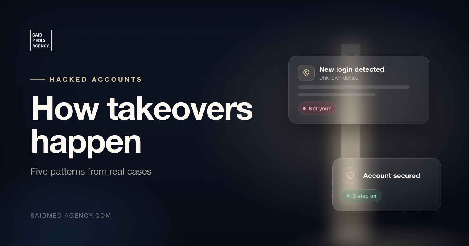 Said Media Agency guide cover: How takeovers happen